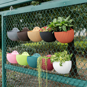 Maceta Colgante <span class=keywords><strong>de</strong></span> Pared Europea, Maceta para Jardinería en Casa, Maceta Colgante, Maceta <span class=keywords><strong>de</strong></span> Pared Colorida para Jardín - Product Image 2