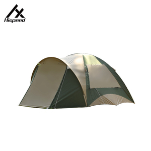Tenda da campeggio impermeabile in stile tenda a cupola con Tunnel Glamping 2x2m per 2-3 persone con zanzariera | All'aperto Family Kamp - Product Image 2