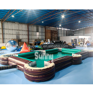 Nouveau design interactif gonflable humand table de <span class=keywords><strong>billard</strong></span> gonflable football snooker ball pool livré avec des ballons de Table Soccer - Product Image 6