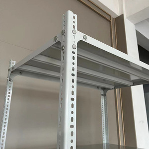 Export Grade Angle Steel <b>Shelving</b> 5 Layer Adjustable Heavy Duty Warehouse Rack For <b>Storage</b> Customizable - Product Image 4