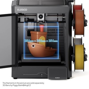 Para Centauri Carbon 2 Canvas System, Impresora 3D Multicolor de Doble Extrusor, Materiales de Alto Rendimiento, Volumen de Construcción 256*256*256mm - Product Image 5