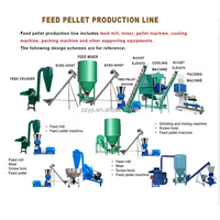 Machines de traitement des aliments pour animaux, machines à granulés pour l'alimentation des volailles, 150 kg par heure, machine à granulés