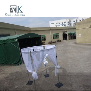 Kit de telón de fondo de tubos y cortinas de fácil instalación al por mayor para decoración de stands de ferias comerciales y bodas - Product Image 6