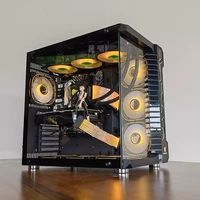 PC de jeu de bureau haut de gamme Ultra7 265K RTX 5080 avec SSD 2 To, 64 Go de RAM DDR5, ventilateurs ARGB personnalisables, type de RAM : ECC