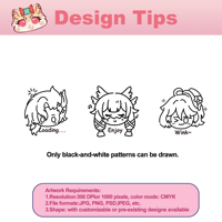 Porte-clés de clavier lumineux en acrylique imprimé UV personnalisé sur le thème de l'anime pour le soulagement du stress