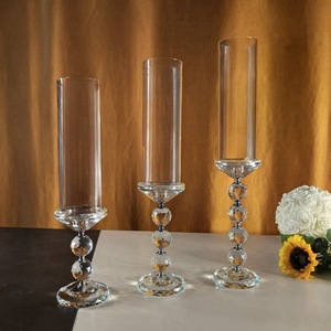 Chandelier en <span class=keywords><strong>cristal</strong></span> unique direct d'usine accessoires de mariage en trois pièces ornements de chandelier antiques décoration de mariage. - Product Image 4