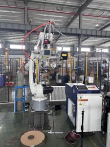 ذراع روبوت صناعي سداسي المحاور مع وظيفة اللحام بالليزر، روبوت آلي عالي الدقة للمعادن والفولاذ المقاوم للصدأ والألومنيوم - Product Image 4