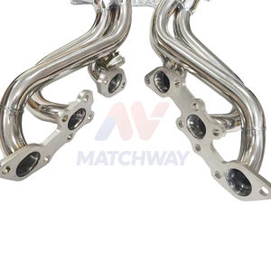 Выпускные коллекторы MATCHWAY из нержавеющей стали 201 с полированной поверхностью и 100% сваркой TIG для NISSAN 300ZX Z32 3L V6 90-96 - Product Image 5
