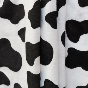 <span class=keywords><strong>Tissu</strong></span> en peluche 100% Polyester avec imprimés de <span class=keywords><strong>vache</strong></span>, peluche courte, velours, animaux, 1 pièce - Product Image 2