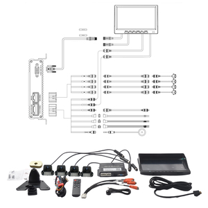 Pjauto กล้อง<span class=keywords><strong>4</strong></span>ตัวระบบความปลอดภัยในการขับขี่แบบ360รอบทิศทางสำหรับรถพยาบาล - Product Image 6