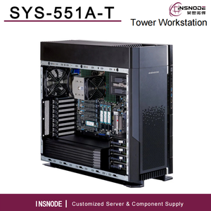 Station de travail tour 5U Sys-551a-t Xeon W-3400/3500 LGA-4677 16 DIMM DDR5 ECC PCIe 5.0x16 pour développement IA, rendu et simulation Sys-5 - Product Image 1