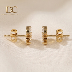 Pendientes de Diamantes Cultivados en Laboratorio con Certificación IGI, Oro Sólido de 14 Quilates, Corte Brillante Marquise, Joyería Personalizada para Mujer - Product Image 5