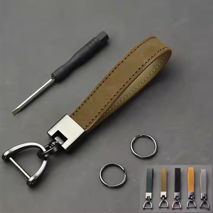 Accessori Auto da <span class=keywords><strong>uomo</strong></span> <span class=keywords><strong>portachiavi</strong></span> in pelle PU con fibbia a ferro di cavallo <span class=keywords><strong>portachiavi</strong></span> in metallo <span class=keywords><strong>portachiavi</strong></span> per Auto e <span class=keywords><strong>portachiavi</strong></span> regalo - Product Image 3