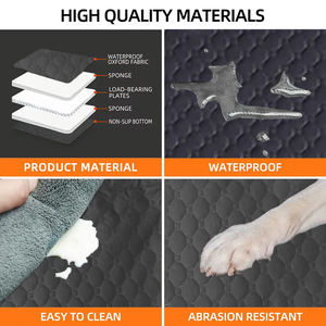 Luxuriöse Verlängerte Hundesitzauflage Autositzbezug Hunde-Autobett Haustier-Rücksitzschonbezug Rutschfeste Wasserdichte Haustiermatte für Auto, SUV, LKW – Hundeprodukte - Product Image 3