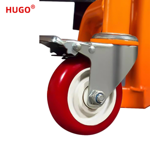 Transpalette semi-électrique <span class=keywords><strong>HUGO</strong></span> 200kg 400kg, gerbeur manuel, batterie lithium-ion, pneus en polyuréthane, intérieur/extérieur - Product Image 5