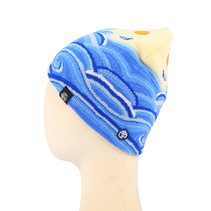 Tcap China High Quality Winter Beanies With Custom Logo Jacquard Beanie <b>Cap</b> - Product Image 3