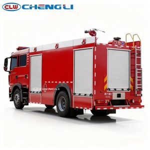 Autocisterna Antincendio SINOTRUK HOWO 8T 4x2 Manuale Euro 4 con Pompa e Avvolgitubo per la Lotta Antincendio nei Parco Industriali - Product Image 3