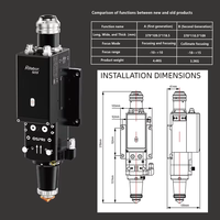 Machine de découpe laser à fibre OSPRI Digital Drive Auto Focus Head 1500W haute précision avec protection anti-collision en métal
