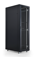 Armoire de Baie Réseau pour Centre de Données 19 Pouces, Montage en Rack Standard, Extérieure, Noire, OEM (4U, 6U, 9U, 12U, 22U, 27U, 32U, 36U, 42U, 46U)