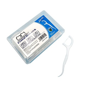 Fil dentaire Chihao 50 pièces, saveur menthe, fil résistant, soins bucco-dentaires à domicile - Product Image 2