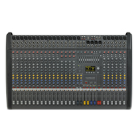 Console de mixage professionnelle PM2200 22 canaux 2000W avec interface USB, double effets et égaliseur 11 bandes pour sonorisation live, scène et studio