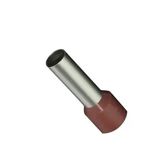 E16-18 Ferrule Cable Crimp Terminal, 16mm2 Insulated Solder Copper Tubular Terminal/