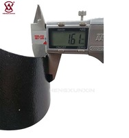 Visière en plastique durable en gros, insert personnalisé noir pour casquettes de baseball, service OEM ODM d'usine