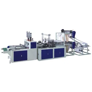 High Speed Fully Automatic Double Layer Four Line Cold Cutting Bag Making Machine with Conveyor