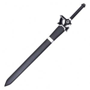 Venta caliente <span class=keywords><strong>Sword</strong></span> <span class=keywords><strong>Art</strong></span> <span class=keywords><strong>Online</strong></span> Kazuto Kirigaya (Kirito) Cosplay para colección espada de juguete - Product Image 1