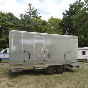 Camping Portable Luxury Toilet Trailer ADA Compatible Eco-Friendly Mobile <b>Shower</b> Restroom for Apartment Use - Product Image 1