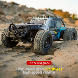 Voitures RC 70 km/h 4x4 avec moteur brushless, voiture de course à grandes roues, télécommande 2,4 GHz, camion électrique tout-terrain, jouets RC, cadeaux - Product Image 5