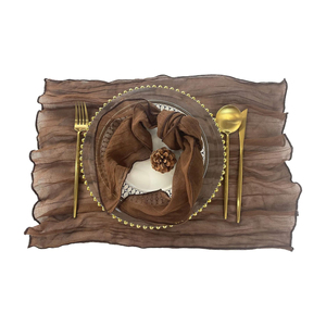 Custom Linen Napkin Luxury Embroidered Cotton Napkin for Home and <b>Dining</b> Reusable and Disposable for Parties and Weddings - Product Image 6