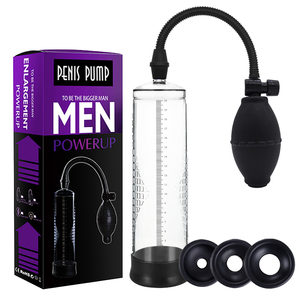 Bomba de vacío de plástico para pene para hombres adultos, juguete sexual, entrenador de duración, masturbador con extensor para sex shops - Product Image 4