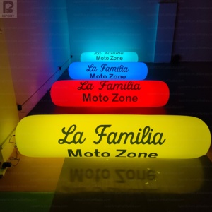 Colonne gonflable géante LED RGB de 1,5 m à 2 m, personnalisable avec logo, pour événements, installations artistiques, décorations et fêtes - Product Image 5