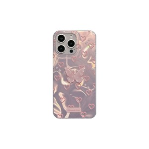 Ốp lưng điện thoại <span class=keywords><strong>iPhone</strong></span> 15 14 Pro Max Plus XS <span class=keywords><strong>X</strong></span> XR 7 8 hình trái tim hồng laser dễ thương sang trọng dành cho nữ - Product Image 5