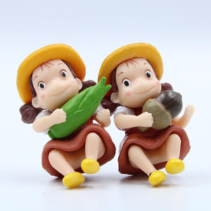 Figurines d'action miniatures en PVC de Totoro, la fille mignonne, du studio de cinéma japonais Studio <span class=keywords><strong>Ghibli</strong></span>, Hayao Miyazaki, poupées miniatures, décoration de jardin - Product Image 2