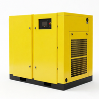 Compresseur d'air industriel à vis rotatif silencieux monophasé à faible bruit 10hp 20hp 30hp 40hp avec sécheur et réservoir 600L 1000L