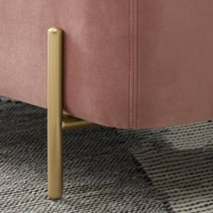 Banco Otomano <span class=keywords><strong>de</strong></span> Terciopelo <span class=keywords><strong>para</strong></span> <span class=keywords><strong>Pie</strong></span> <span class=keywords><strong>de</strong></span> <span class=keywords><strong>Cama</strong></span> con Almacenamiento y Patas <span class=keywords><strong>de</strong></span> Acero - Product Image 4