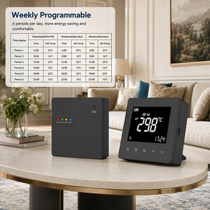 Termostato Inalámbrico Inteligente Digital para el Hogar, RF 868Mhz, con Baterí<span class=keywords><strong>a</strong></span>, para Caldera <span class=keywords><strong>de</strong></span> Gas, Receptor Inalámbrico, Controlador <span class=keywords><strong>de</strong></span> Temperatura - Product Image 6