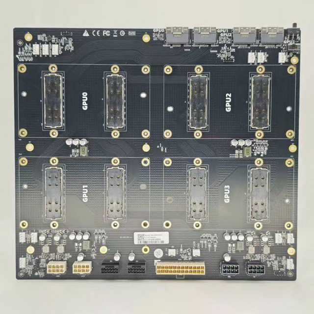 Top Quality V100 adapter board 4GPU V100 sxm2 to pcie Baseboard Support NVLink for Multi-GPU Configuration V100 adapter board