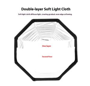 Boîte à lumière octogonale Triopo <span class=keywords><strong>KS120</strong></span> extra large et légère de 47 pouces, pliable et portable, 1,1 kg avec support Speedlite pour éclairage de studio - Product Image 5