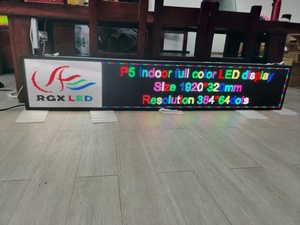 Pantalla LED de tira inteligente de alto brillo a todo color RGX para publicidad exterior y señalización de tiendas - Product Image 4