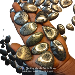 Venta al por mayor de cabujones de piedras preciosas de cuarzo natural pulido suave lote de piedras preciosas sueltas para la fabricación de joyas increíble pedido mínimo 100 Uds - Product Image 2