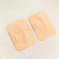 Peau artificielle en silicone 3D pour la pratique des sourcils et du maquillage des yeux, idéale pour les salons de maquillage permanent et de tatouage