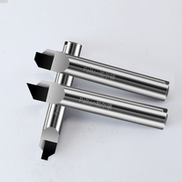 Fraise combinée à chanfreiner Palton 10 mm PCD, outil composite diamanté PCD à 45 degrés pour acrylique et PVC