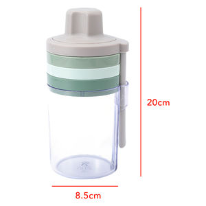 ของขวัญวันแม่ เครื่องหั่นผักอเนกประสงค์แบบพกพา พร้อมใบมีดสแตนเลสและภาชนะ - ใช้งานง่าย - Product Image 6