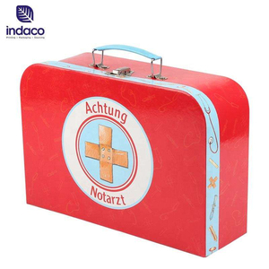 ECO Friendly Corrugated Paper <b>Suitcase</b> Baby Cardboard <b>Suitcase</b> with Handle - Product Image 2