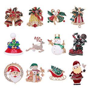 Agente de Compras 1688, Broches de Joyería de Moda al por Mayor de Fábrica China, Broche de Navidad con Pedrería, Agente de Abastecimiento en China - Product Image 1
