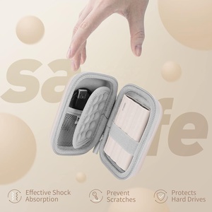 Etui à outils EVA personnalisé pour Samsung <span class=keywords><strong>T7</strong></span> <span class=keywords><strong>Shield</strong></span>/T9/<span class=keywords><strong>T7</strong></span> Touch Portable SSD USB 3.2 1TB Dur EVA Portable Sac de rangement de voyage - Product Image 2