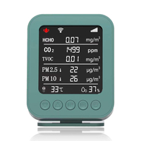 Moniteur de qualité de l'air IoT - Détection multi-capteurs HCHO/TVOC/PM2.5/PM10/CO2 avec module LoRa pour la ventilation et les systèmes CVC